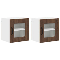Produktbild för Diskmaskin panel Kalmar 2 pcs Brun Ek 40 x 31 x 40 cm