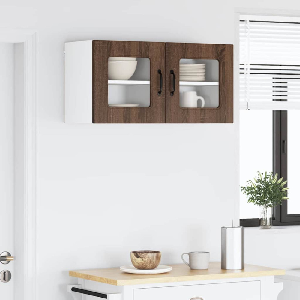 Produktbild för Diskmaskin panel Kalmar 2 pcs Brun Ek 40 x 31 x 40 cm