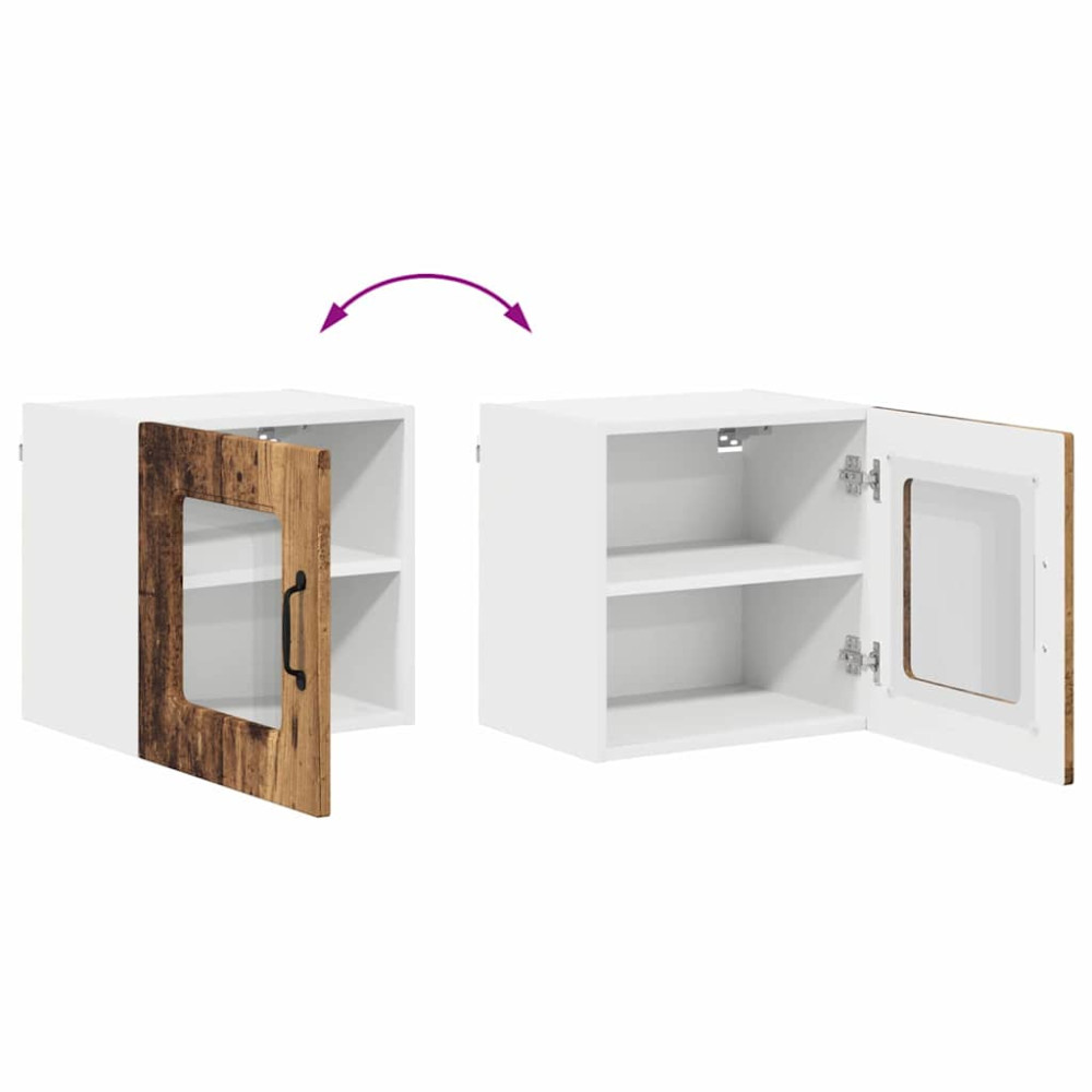 Produktbild för Diskmaskin panel Kalmar Gammalt trä 40 x 31 x 40 cm