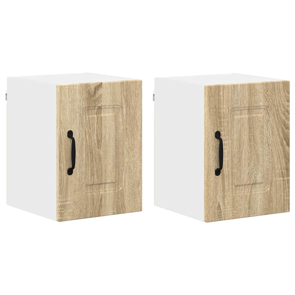 Produktbild för Diskmaskin panel Kalmar 2 pcs Sonoma-ek 30 x 31 x 40 cm