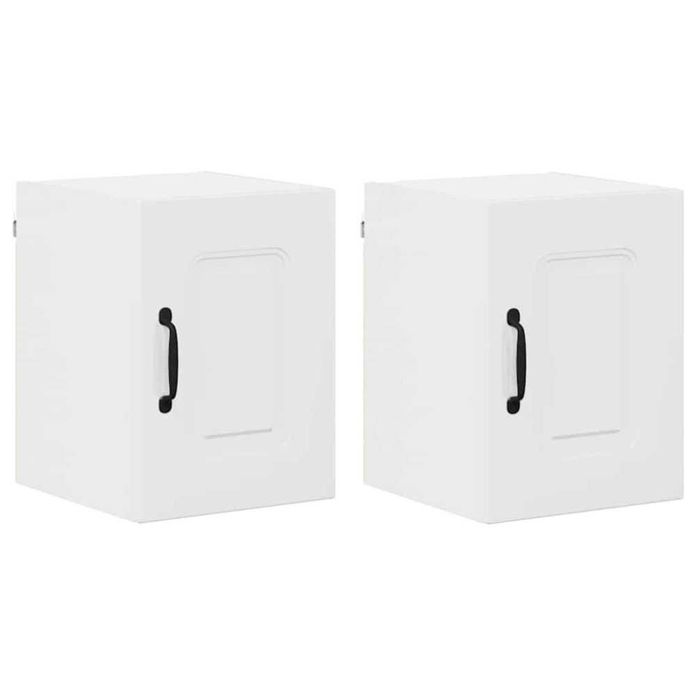 Produktbild för Diskmaskin panel Kalmar 2 pcs Högblanka vita 30 x 31 x 40 cm