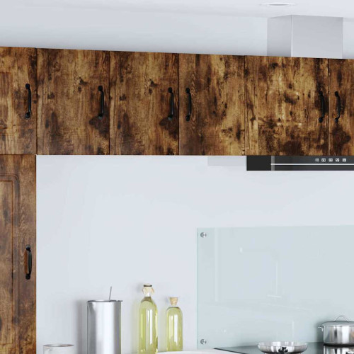vidaXL Diskmaskin panel Kalmar Rökt ek 30 x 31 x 40 cm Konstruerat trä