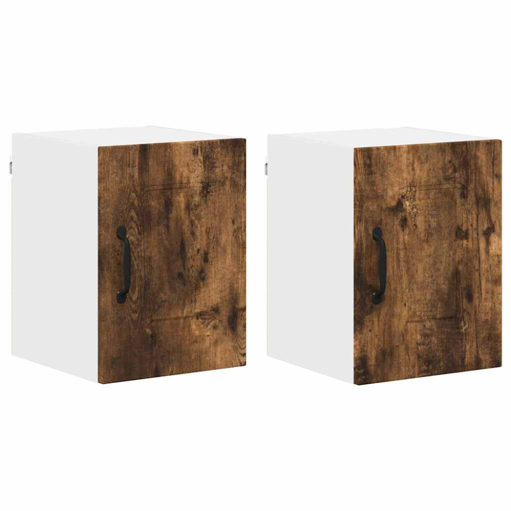 Produktbild för Diskmaskin panel Kalmar 2 pcs Rökt ek 30 x 31 x 40 cm