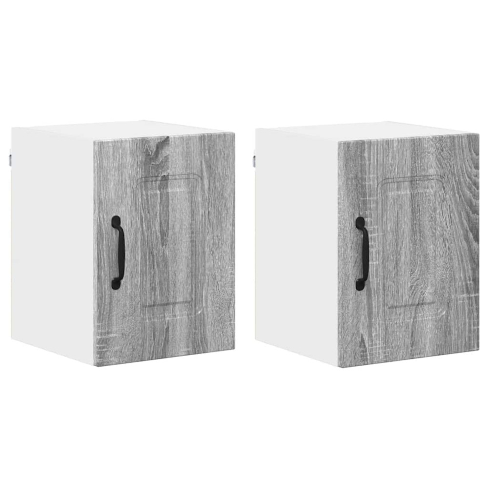 Produktbild för Diskmaskin panel Kalmar 2 pcs Grå Sonoma 30 x 31 x 40 cm