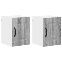 Produktbild för Diskmaskin panel Kalmar 2 pcs Grå Sonoma 30 x 31 x 40 cm