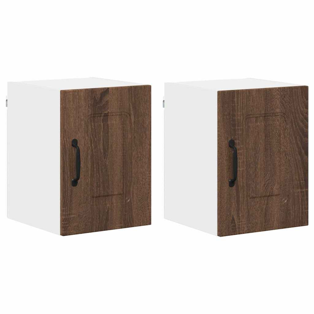 Produktbild för Diskmaskin panel Kalmar 2 pcs Brun Ek 30 x 31 x 40 cm