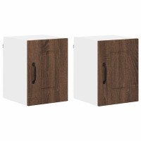 Produktbild för Diskmaskin panel Kalmar 2 pcs Brun Ek 30 x 31 x 40 cm