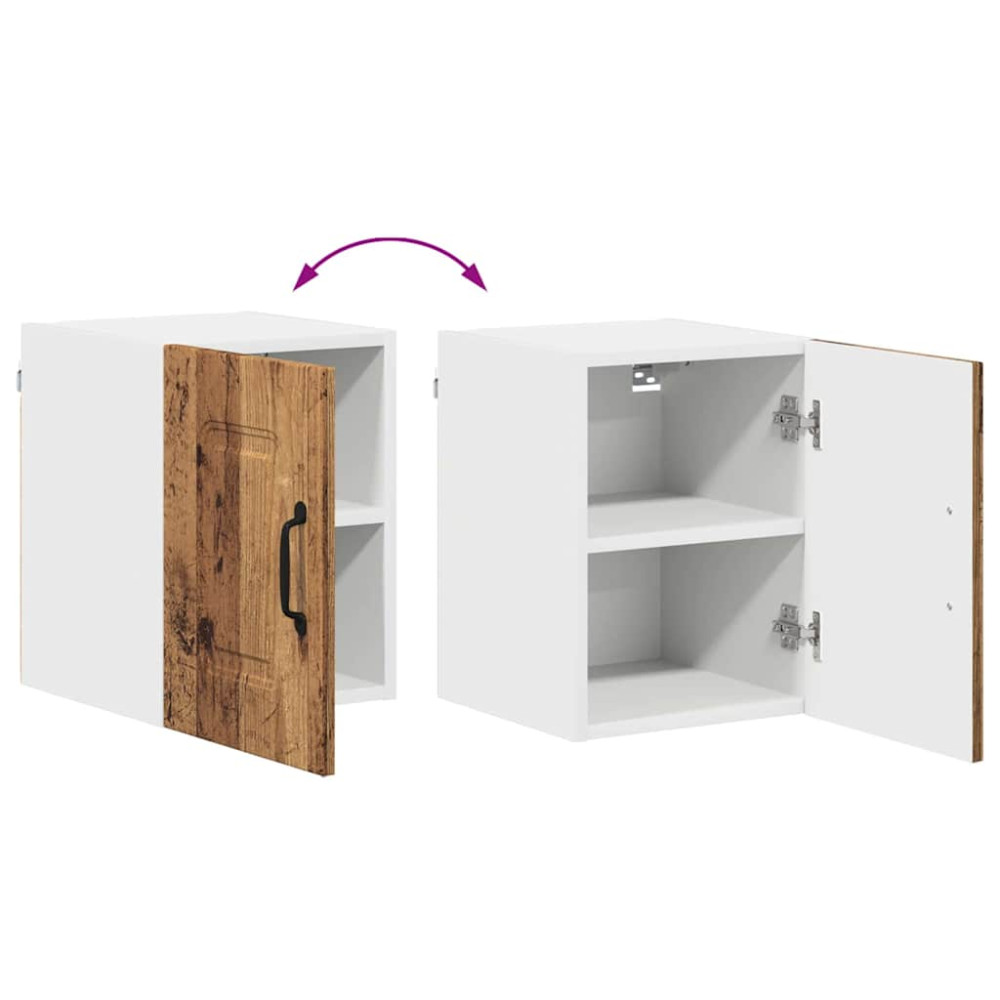 Produktbild för Diskmaskin panel Kalmar 2 pcs Gammalt trä 30 x 31 x 40 cm