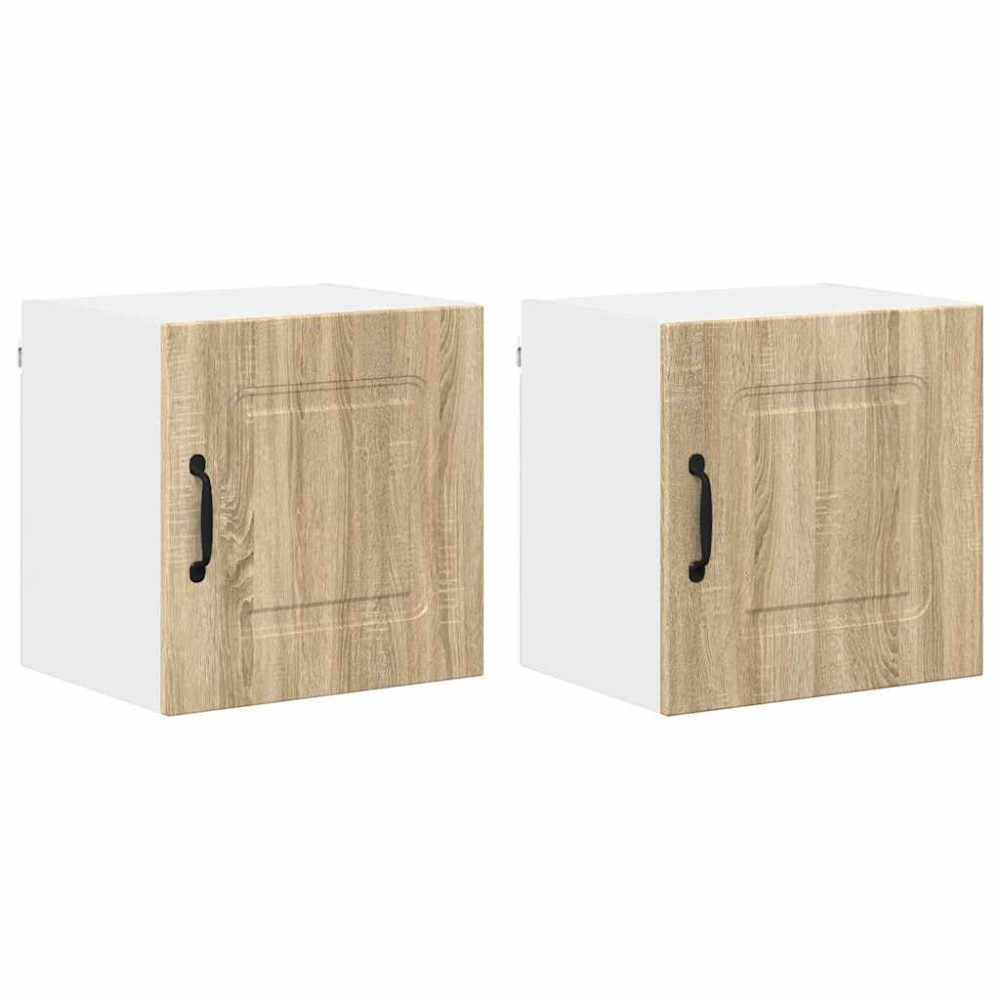 Produktbild för Diskmaskin panel Kalmar 2 pcs Sonoma-ek 40 x 31 x 40 cm