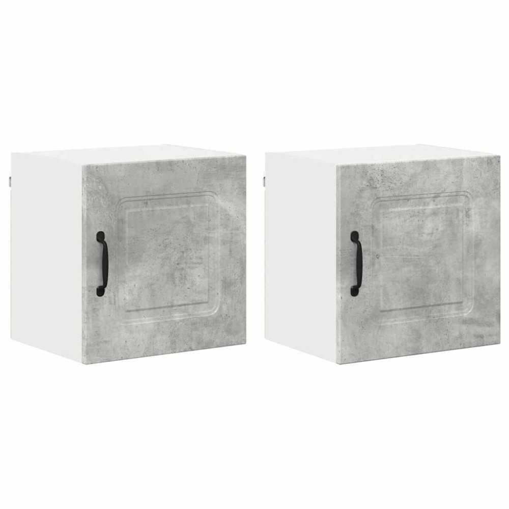Produktbild för Diskmaskin panel Kalmar 2 pcs Betonggrå 40 x 31 x 40 cm