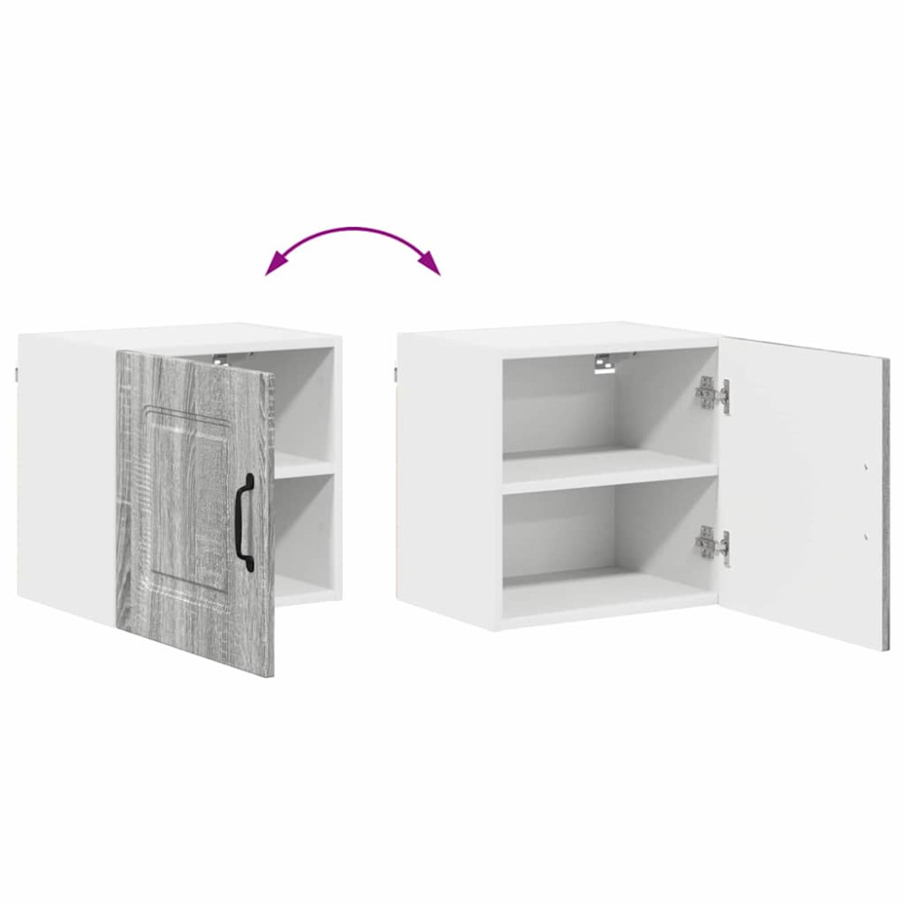 Produktbild för Diskmaskin panel Kalmar 2 pcs Grå Sonoma 40 x 31 x 40 cm