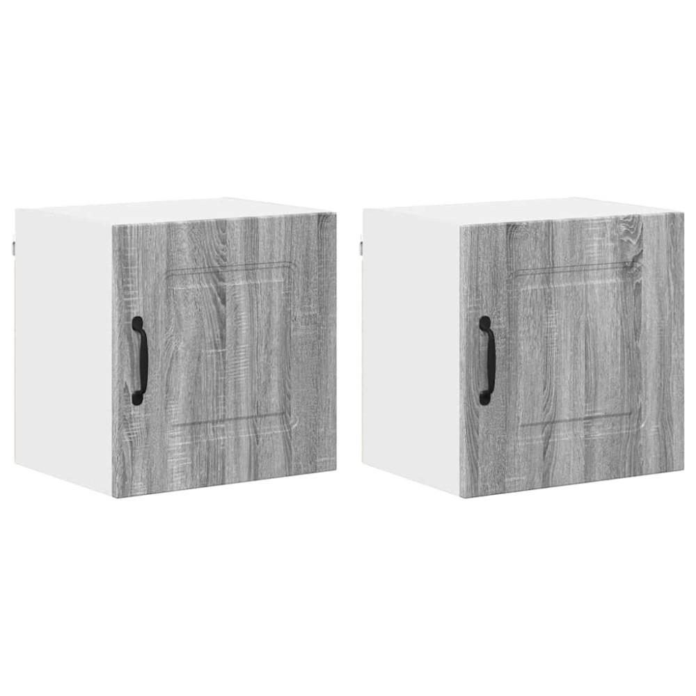 Produktbild för Diskmaskin panel Kalmar 2 pcs Grå Sonoma 40 x 31 x 40 cm