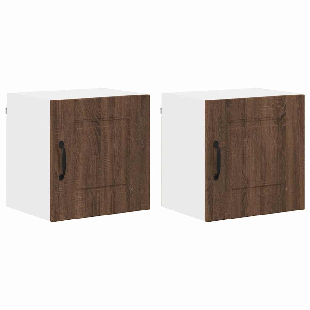 Produktbild för Diskmaskin panel Kalmar 2 pcs Brun Ek 40 x 31 x 40 cm