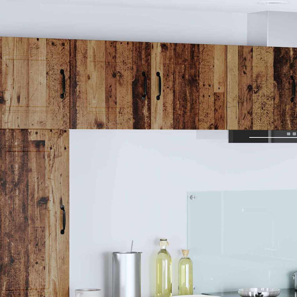 Produktbild för Diskmaskin panel Kalmar 2 pcs Gammalt trä 40 x 31 x 40 cm