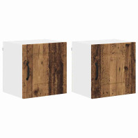 Produktbild för Diskmaskin panel Kalmar 2 pcs Gammalt trä 40 x 31 x 40 cm