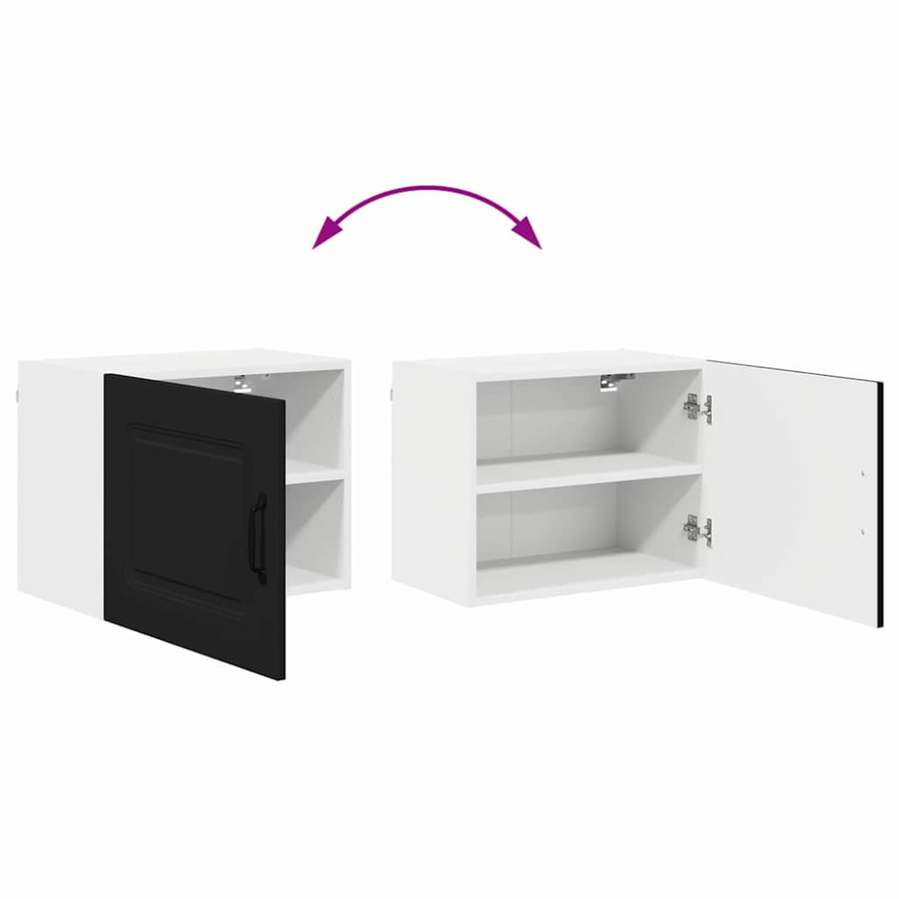 Produktbild för Diskmaskin panel Kalmar Svart 50 x 31 x 40 cm Konstruerat trä