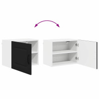 Produktbild för Diskmaskin panel Kalmar Svart 50 x 31 x 40 cm Konstruerat trä