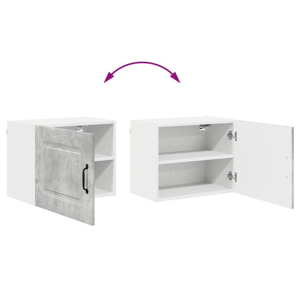 Produktbild för Diskmaskin panel Kalmar 2 pcs Betonggrå 50 x 31 x 40 cm