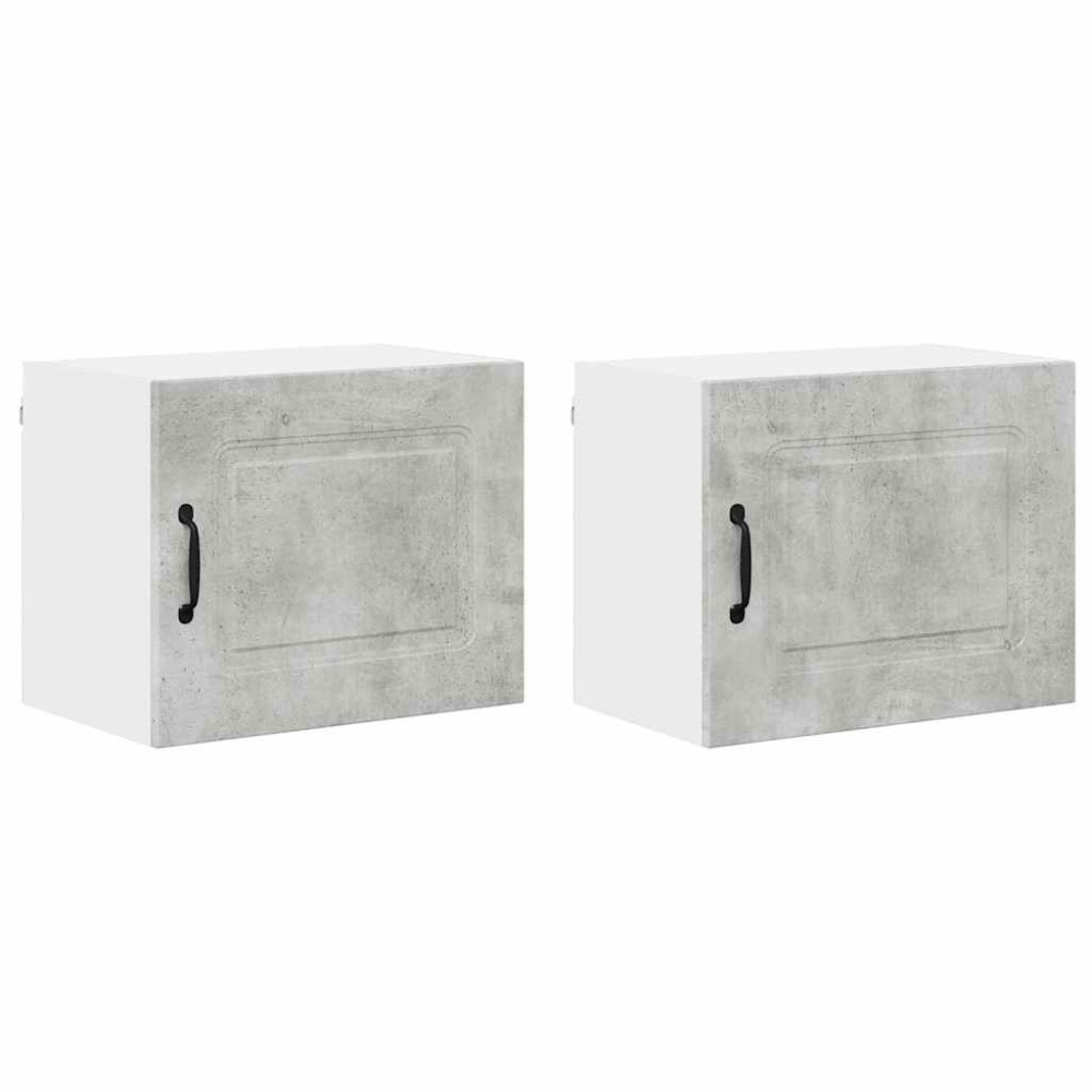 Produktbild för Diskmaskin panel Kalmar 2 pcs Betonggrå 50 x 31 x 40 cm