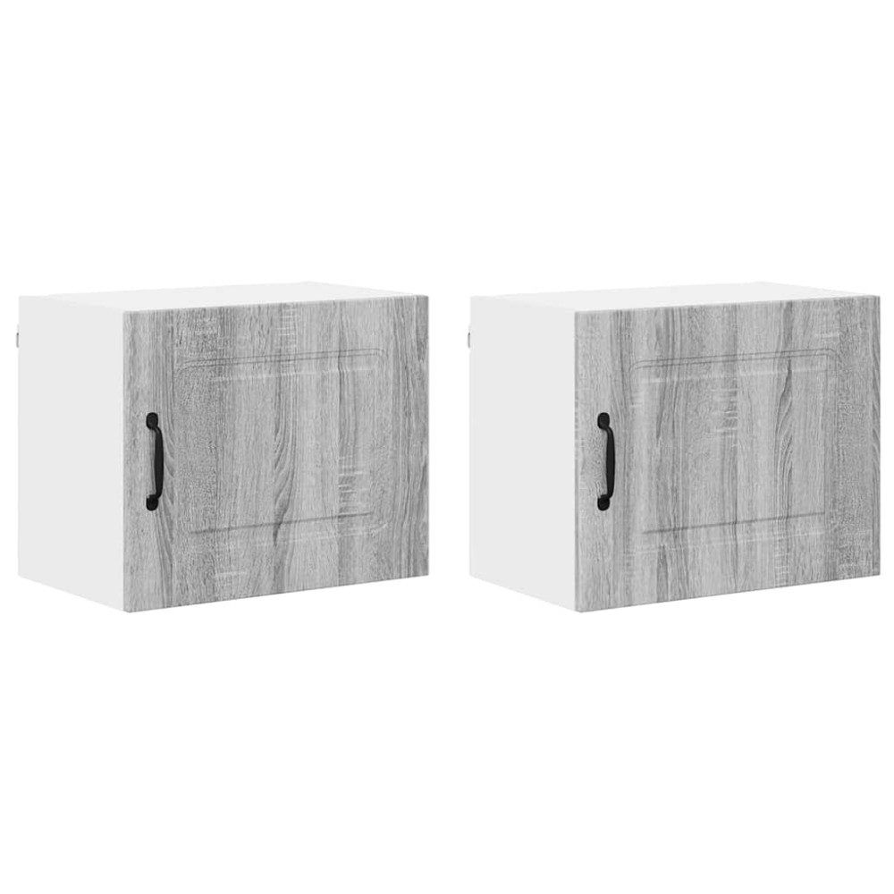 Produktbild för Diskmaskin panel Kalmar 2 pcs Grå Sonoma 50 x 31 x 40 cm