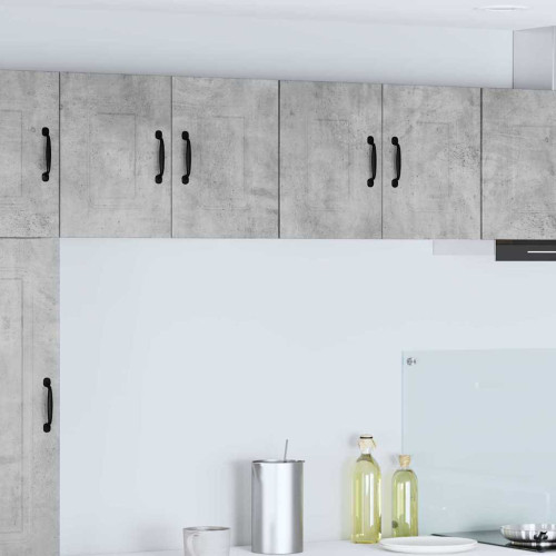 vidaXL Diskmaskin panel Kalmar 2 pcs Betonggrå 60 x 31 x 40 cm