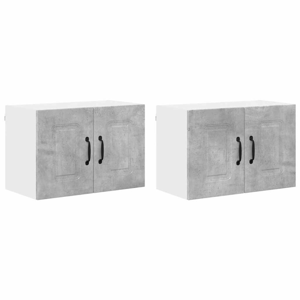 Produktbild för Diskmaskin panel Kalmar 2 pcs Betonggrå 60 x 31 x 40 cm