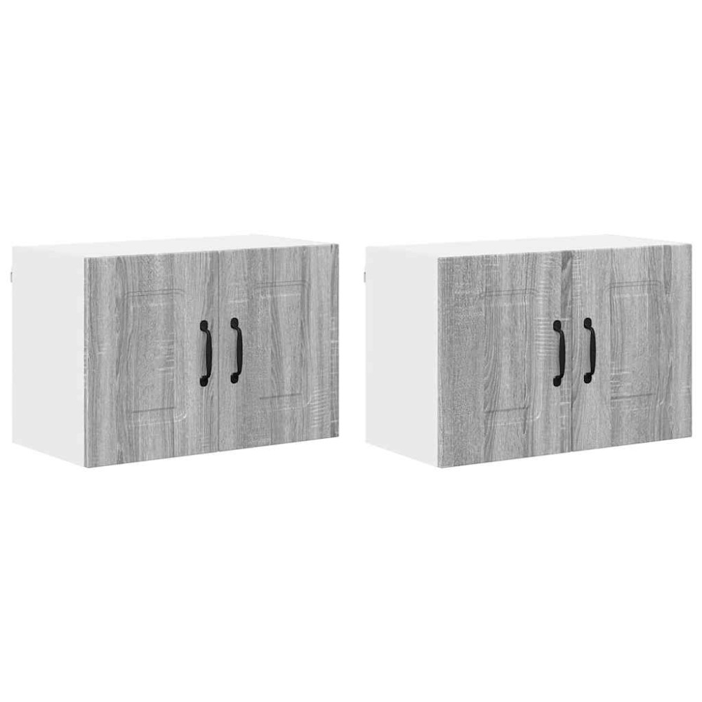 Produktbild för Diskmaskin panel Kalmar 2 pcs Grå Sonoma 60 x 31 x 40 cm