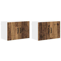 Produktbild för Diskmaskin panel Kalmar 2 pcs Gammalt trä 60 x 31 x 40 cm