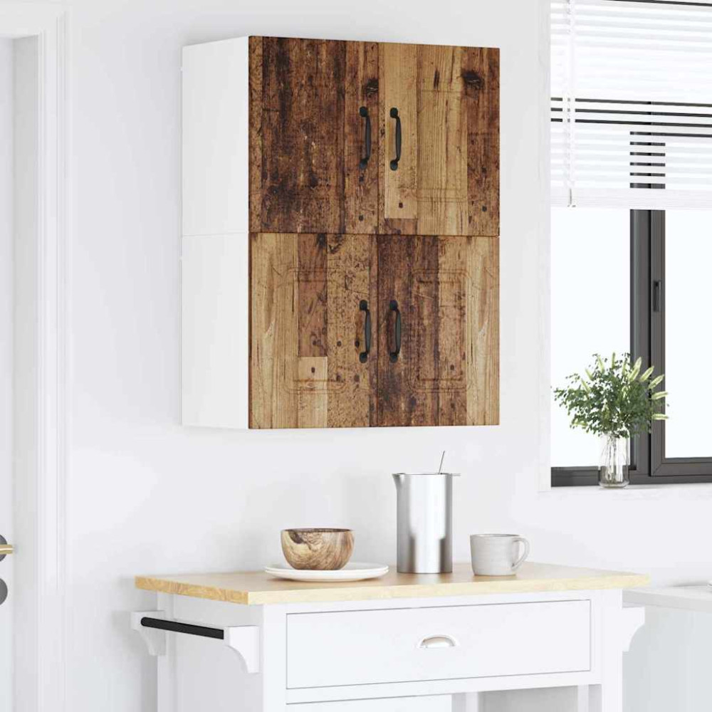 Produktbild för Diskmaskin panel Kalmar 2 pcs Gammalt trä 60 x 31 x 40 cm