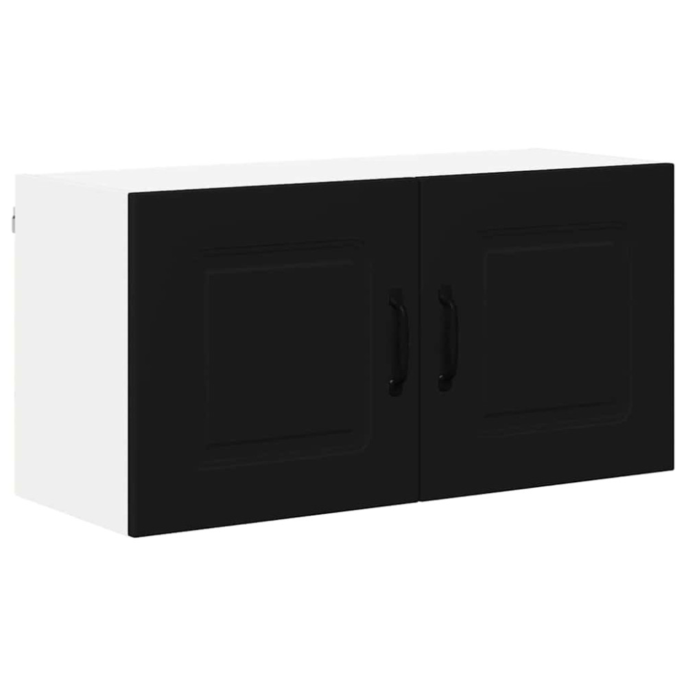 Produktbild för Diskmaskin panel Kalmar Svart 80 x 31 x 40 cm Konstruerat trä