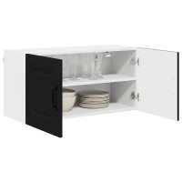 Produktbild för Diskmaskin panel Kalmar Svart 80 x 31 x 40 cm Konstruerat trä