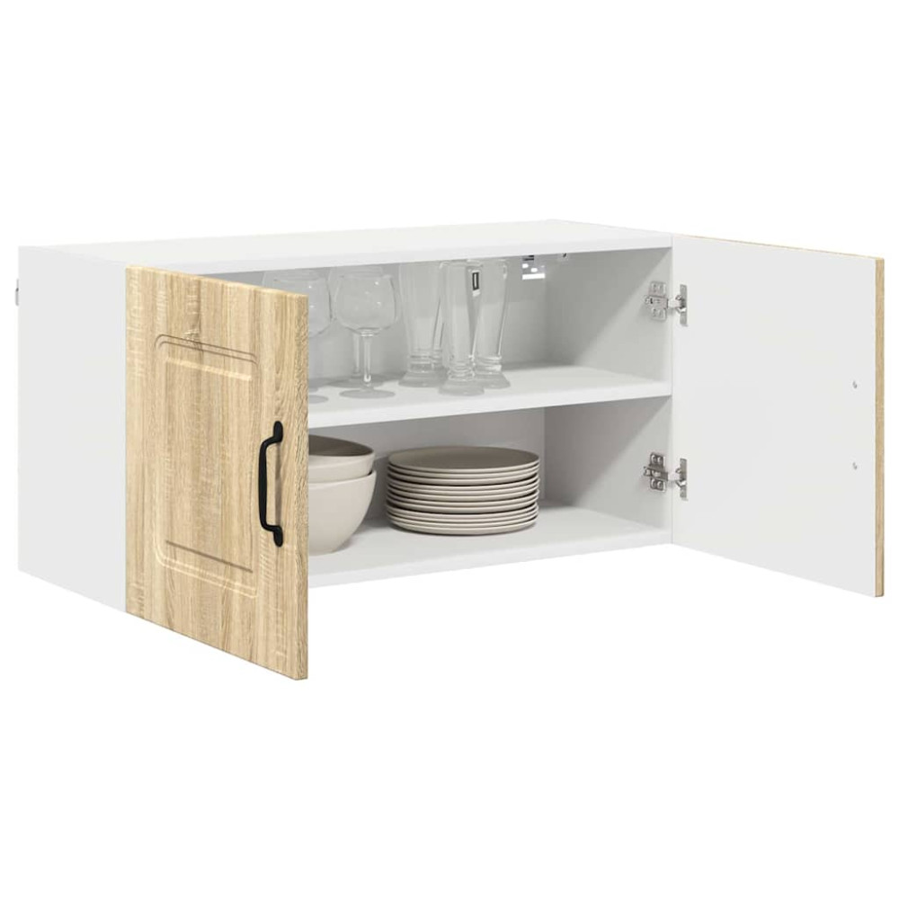 Produktbild för Diskmaskin panel Kalmar Sonoma-ek 80 x 31 x 40 cm
