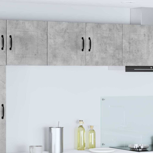 vidaXL Diskmaskin panel Kalmar Betonggrå 80 x 31 x 40 cm