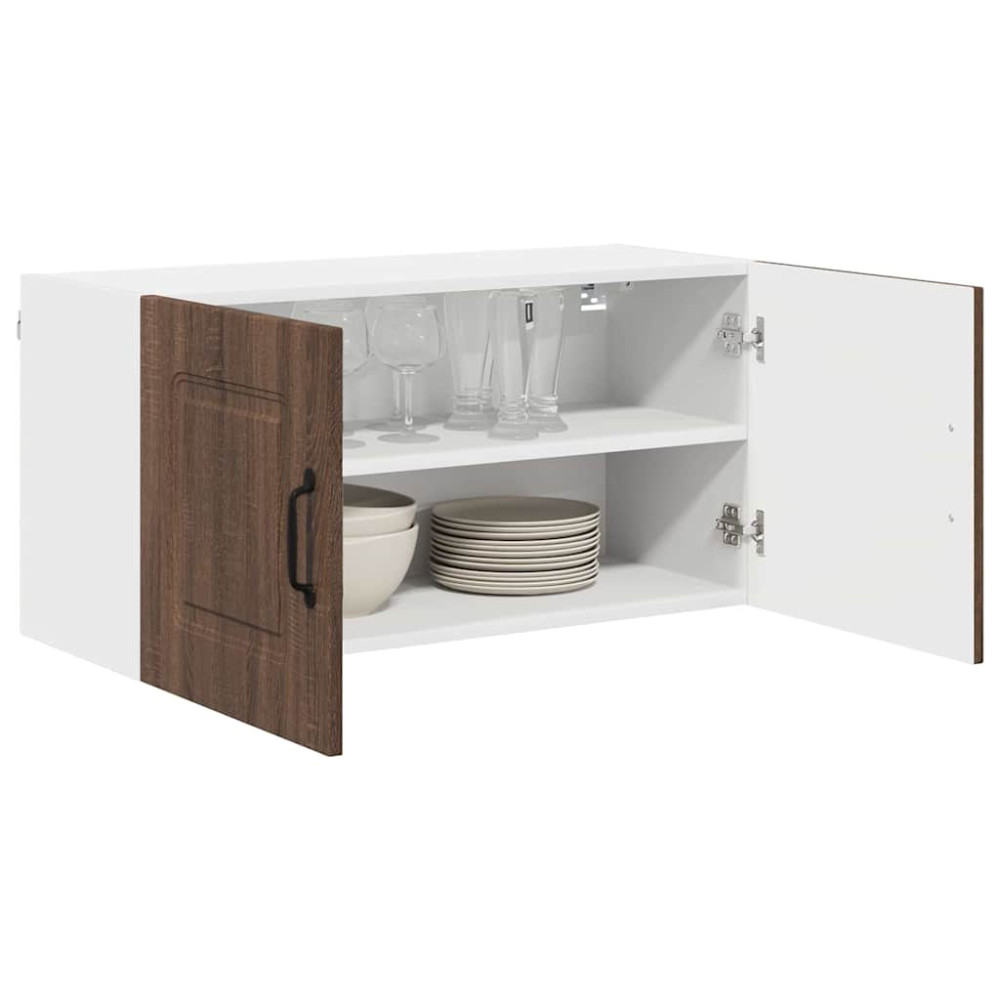 Produktbild för Diskmaskin panel Kalmar Brun Ek 80 x 31 x 40 cm Konstruerat trä