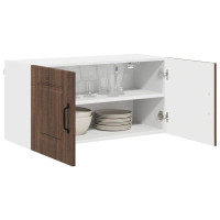 Produktbild för Diskmaskin panel Kalmar Brun Ek 80 x 31 x 40 cm Konstruerat trä