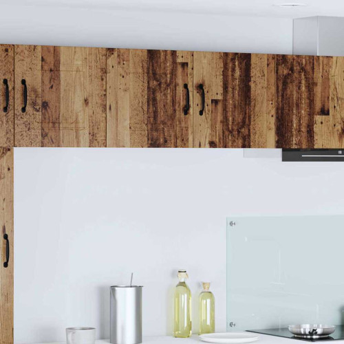 vidaXL Diskmaskin panel Kalmar Gammalt trä 80 x 31 x 40 cm