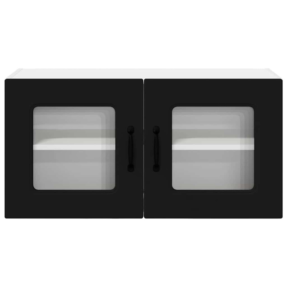 Produktbild för Diskmaskin panel Kalmar Svart 80 x 31 x 40 cm Konstruerat trä