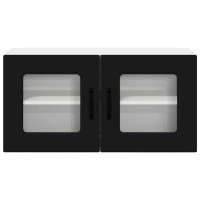 Produktbild för Diskmaskin panel Kalmar Svart 80 x 31 x 40 cm Konstruerat trä