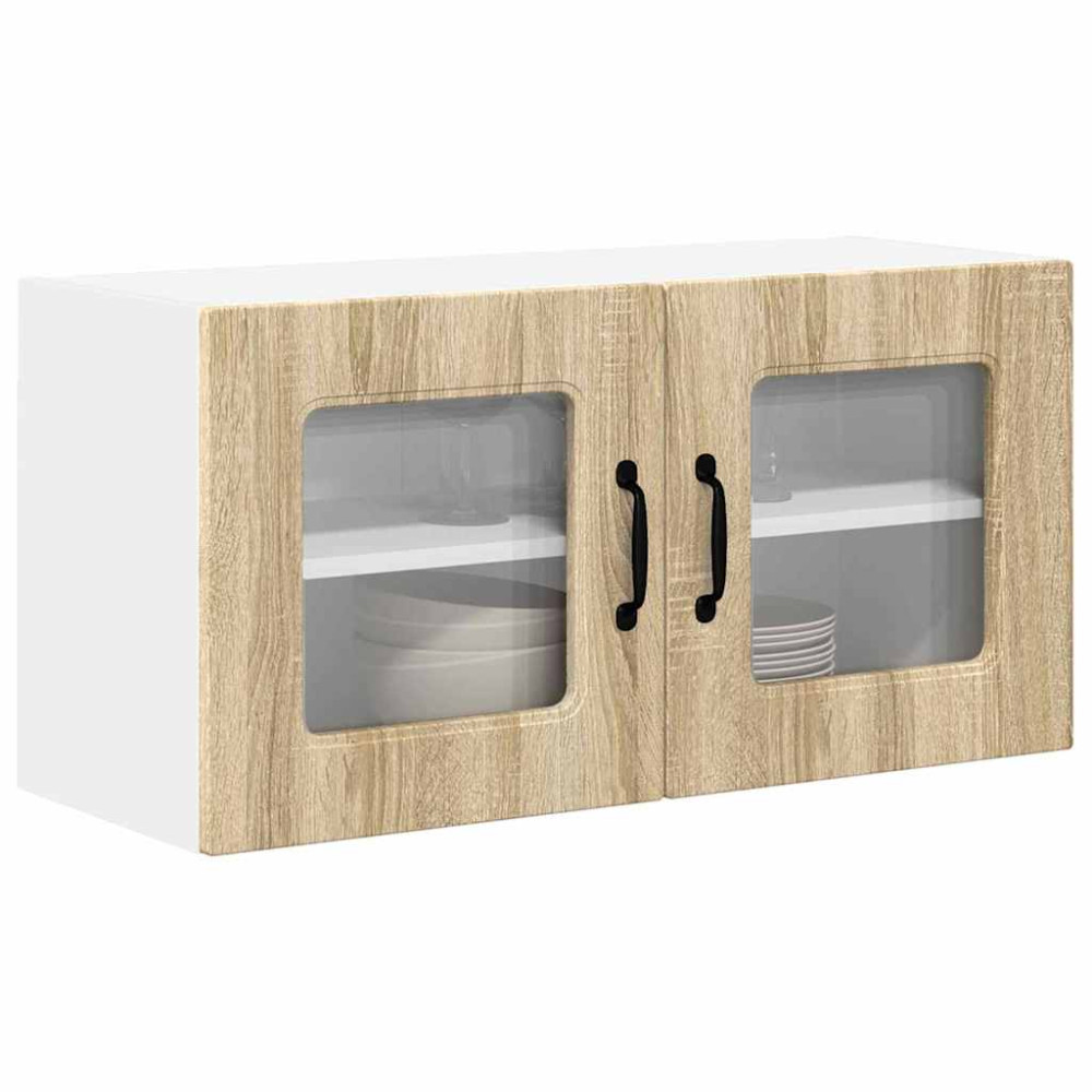Produktbild för Diskmaskin panel Kalmar Sonoma-ek 80 x 31 x 40 cm
