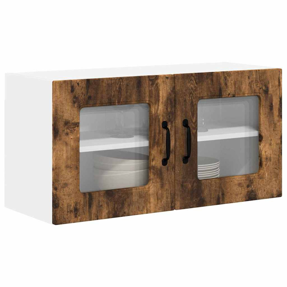 Produktbild för Diskmaskin panel Kalmar Rökt ek 80 x 31 x 40 cm Konstruerat trä