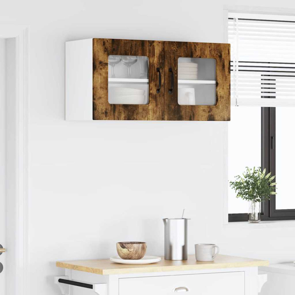 Produktbild för Diskmaskin panel Kalmar Rökt ek 80 x 31 x 40 cm Konstruerat trä