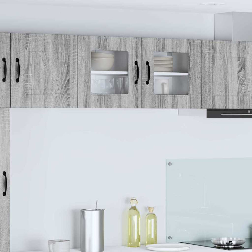 Produktbild för Diskmaskin panel Kalmar Grå Sonoma 80 x 31 x 40 cm