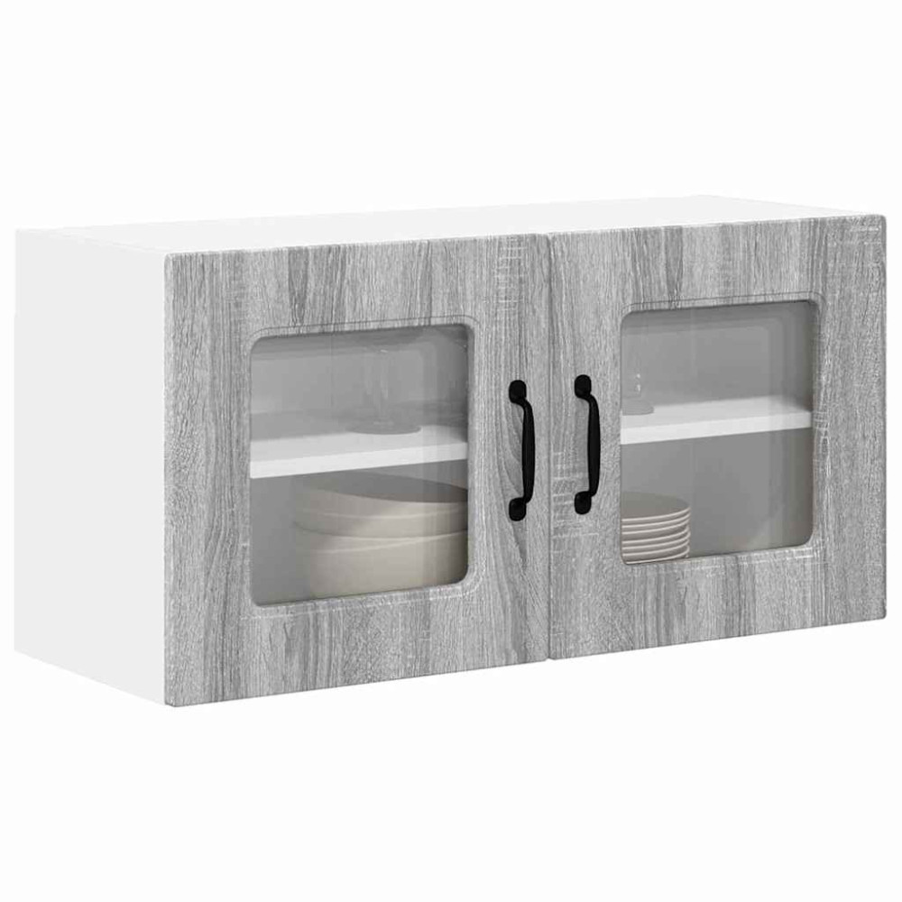 Produktbild för Diskmaskin panel Kalmar Grå Sonoma 80 x 31 x 40 cm