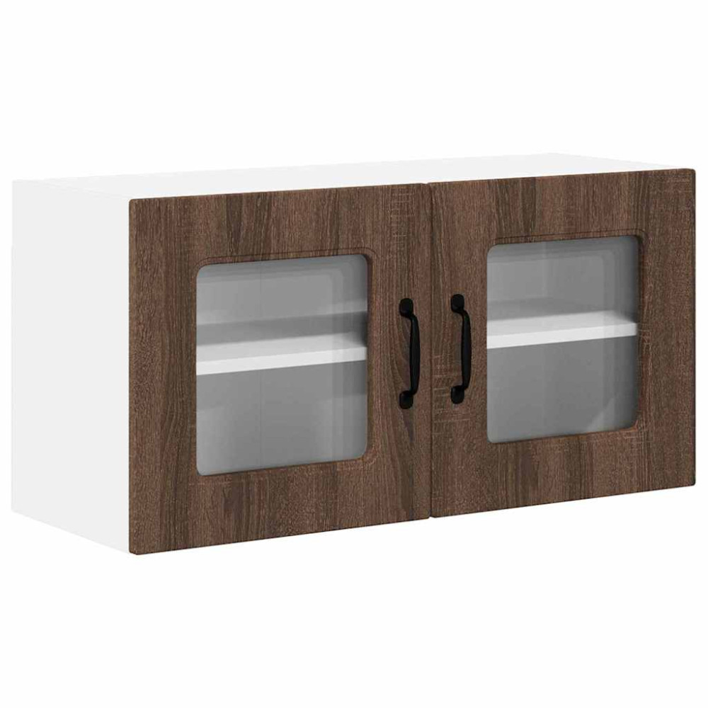 Produktbild för Diskmaskin panel Kalmar Brun Ek 80 x 31 x 40 cm Konstruerat trä