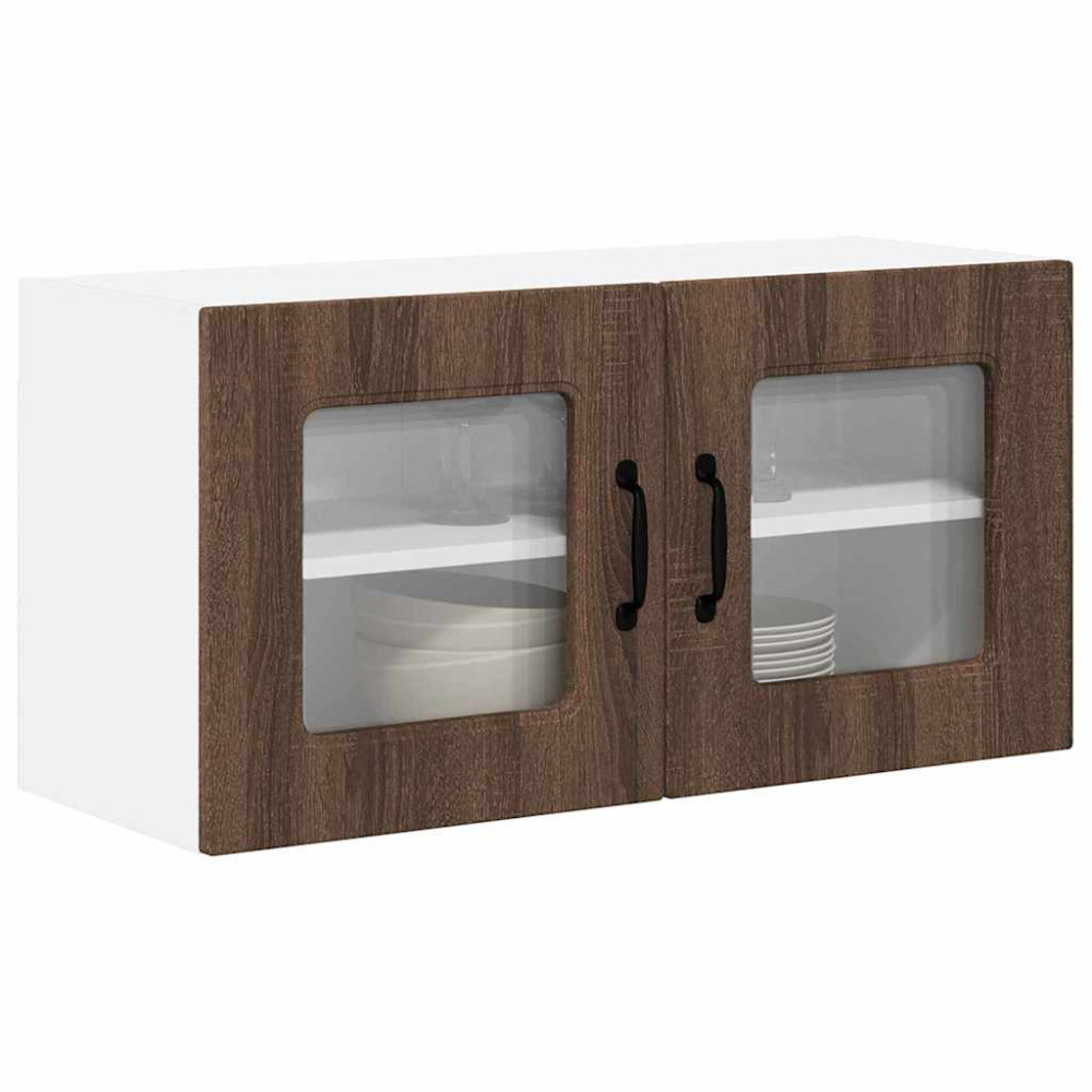 Produktbild för Diskmaskin panel Kalmar Brun Ek 80 x 31 x 40 cm Konstruerat trä