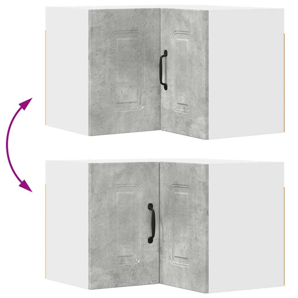 Produktbild för Diskmaskin panel Kalmar Betonggrå 57 x 57 x 40 cm