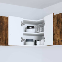 Produktbild för Diskmaskin panel Kalmar Rökt ek 57 x 57 x 40 cm Konstruerat trä