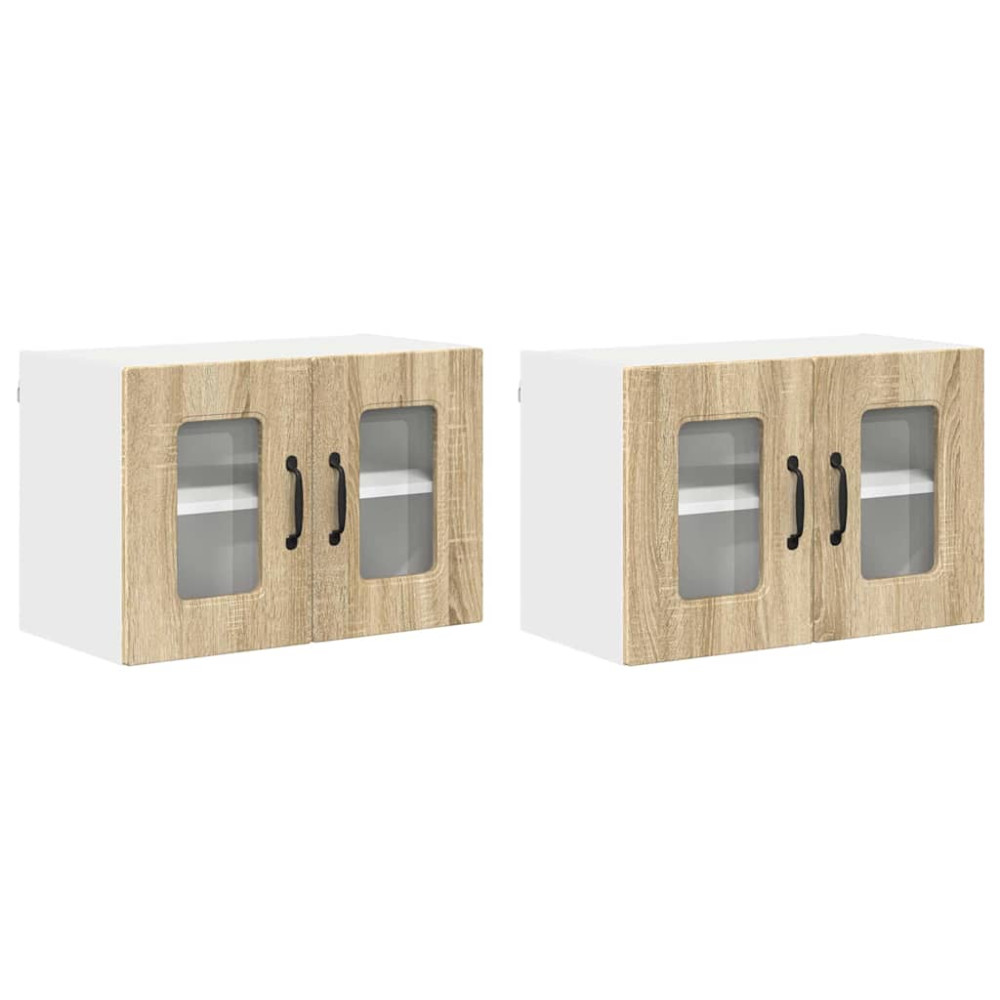 Produktbild för Diskmaskin panel Kalmar 2 pcs Sonoma-ek 60 x 31 x 40 cm