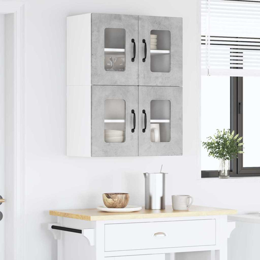 Produktbild för Diskmaskin panel Kalmar 2 pcs Betonggrå 60 x 31 x 40 cm