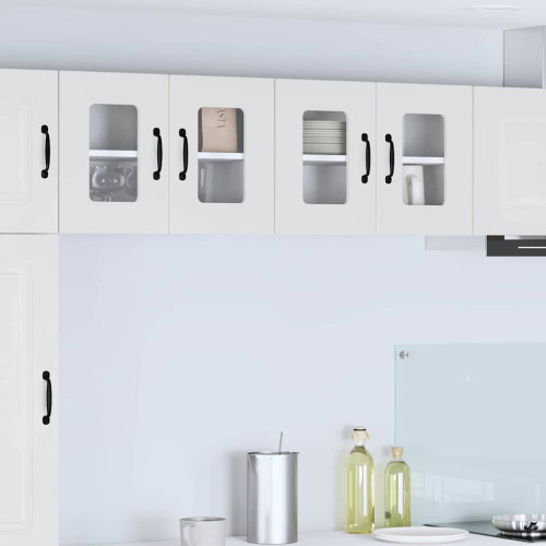 vidaXL Diskmaskin panel Kalmar Högblanka vita 60 x 31 x 40 cm